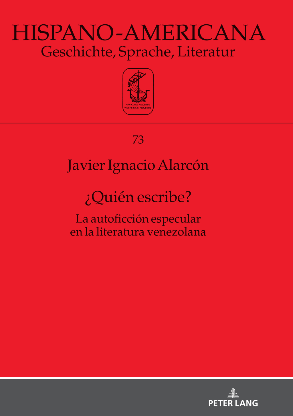 Â¿QuiÃ©n escribe? La autoficciÃ³n especular en la literatura venezolana 1st Edition â€“ PDF/EPUB Version Downloadable