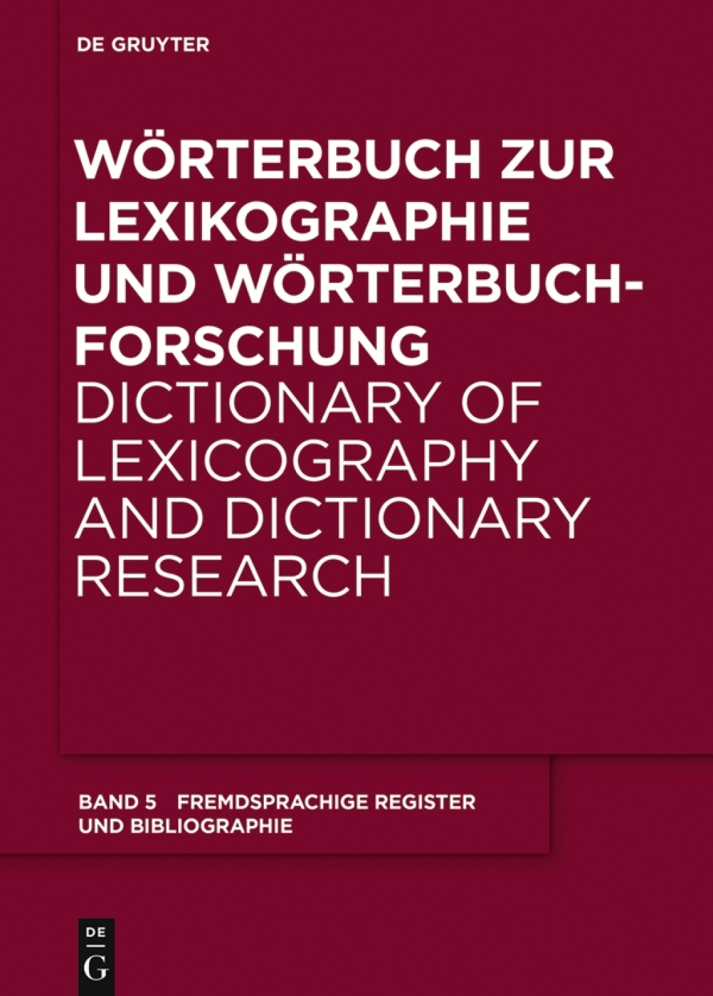 Ã„quivalentregister und Bibliographie 1st Edition â€“ PDF/EPUB Version Downloadable