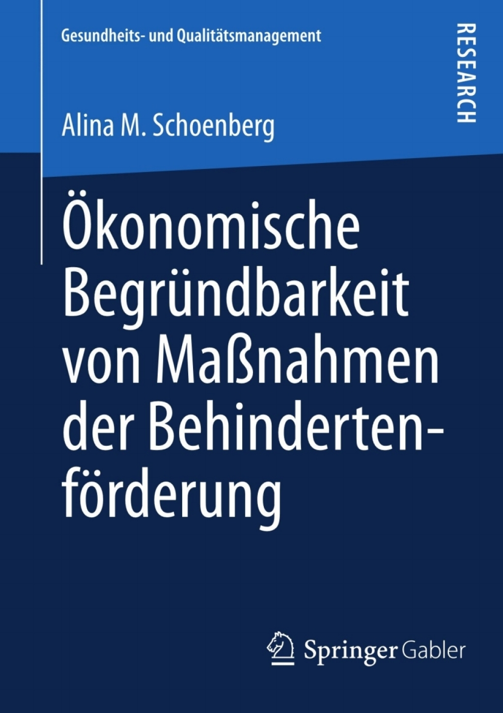 Ã–konomische BegrÃ¼ndbarkeit von MaÃŸnahmen der BehindertenfÃ¶rderung  â€“ PDF/EPUB Version Downloadable