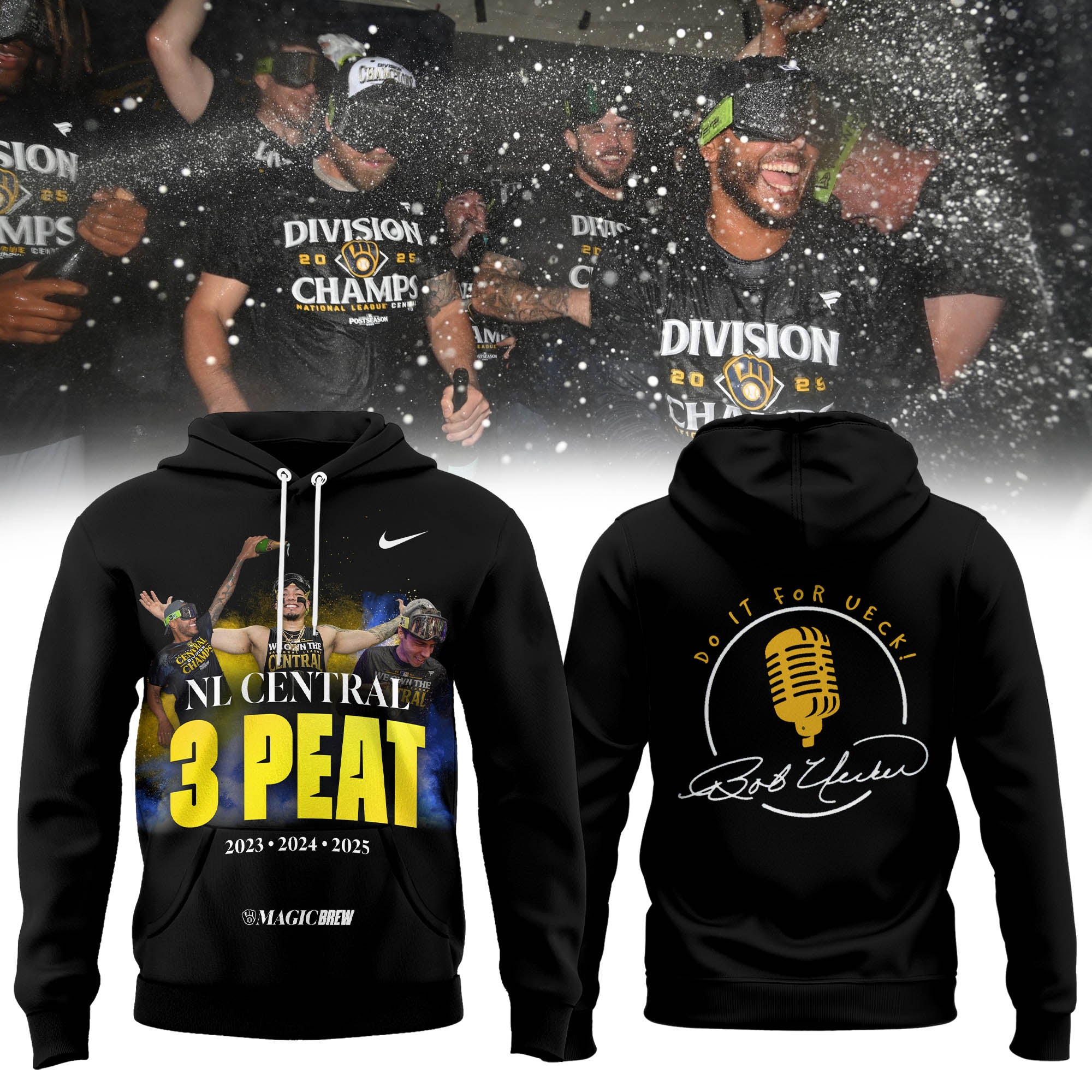 â€œDO IT FOR UECK!â€ The 2025 Brewersâ€™ playoff merch Hoodie