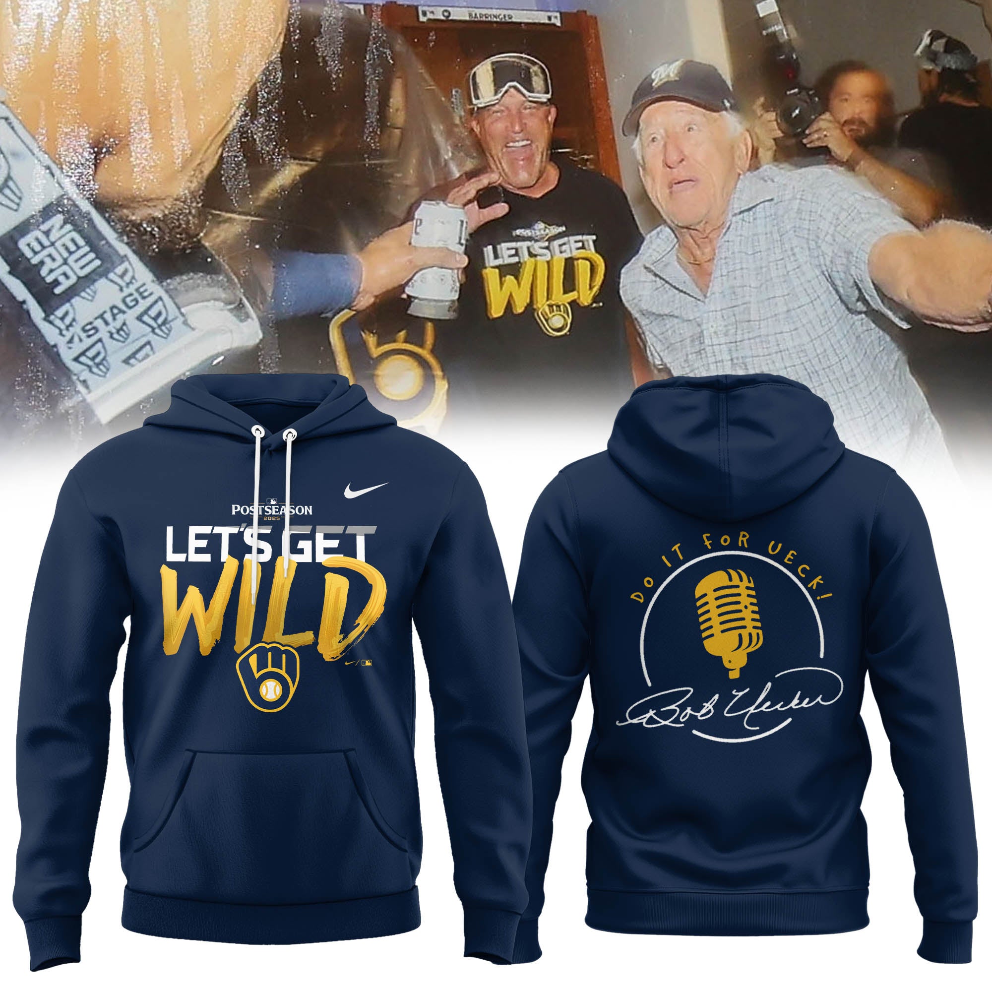 â€œDO IT FOR UECK!â€ The 2025 Brewersâ€™ playoff merch Hoodie