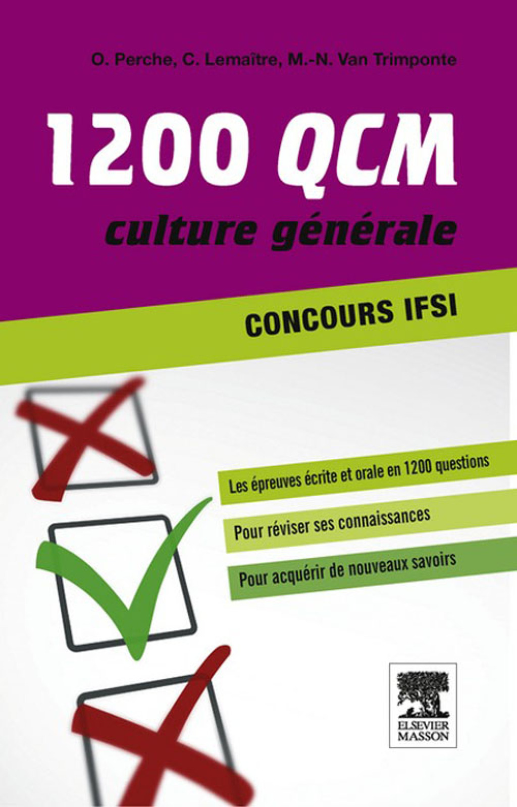 1 200 QCM Concours IFSI Culture gÃ©nÃ©rale - (PDF/EPUB Version)