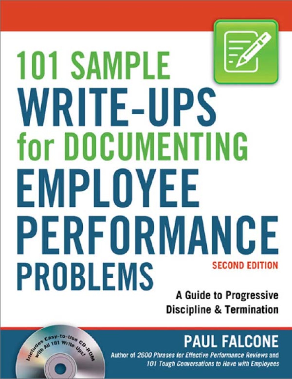 101 Sample Write-Ups for Documenting Employee Performance Problems A Guide to Progressive Discipline and Termination 2nd Edition - (PDF/EPUB Version)
