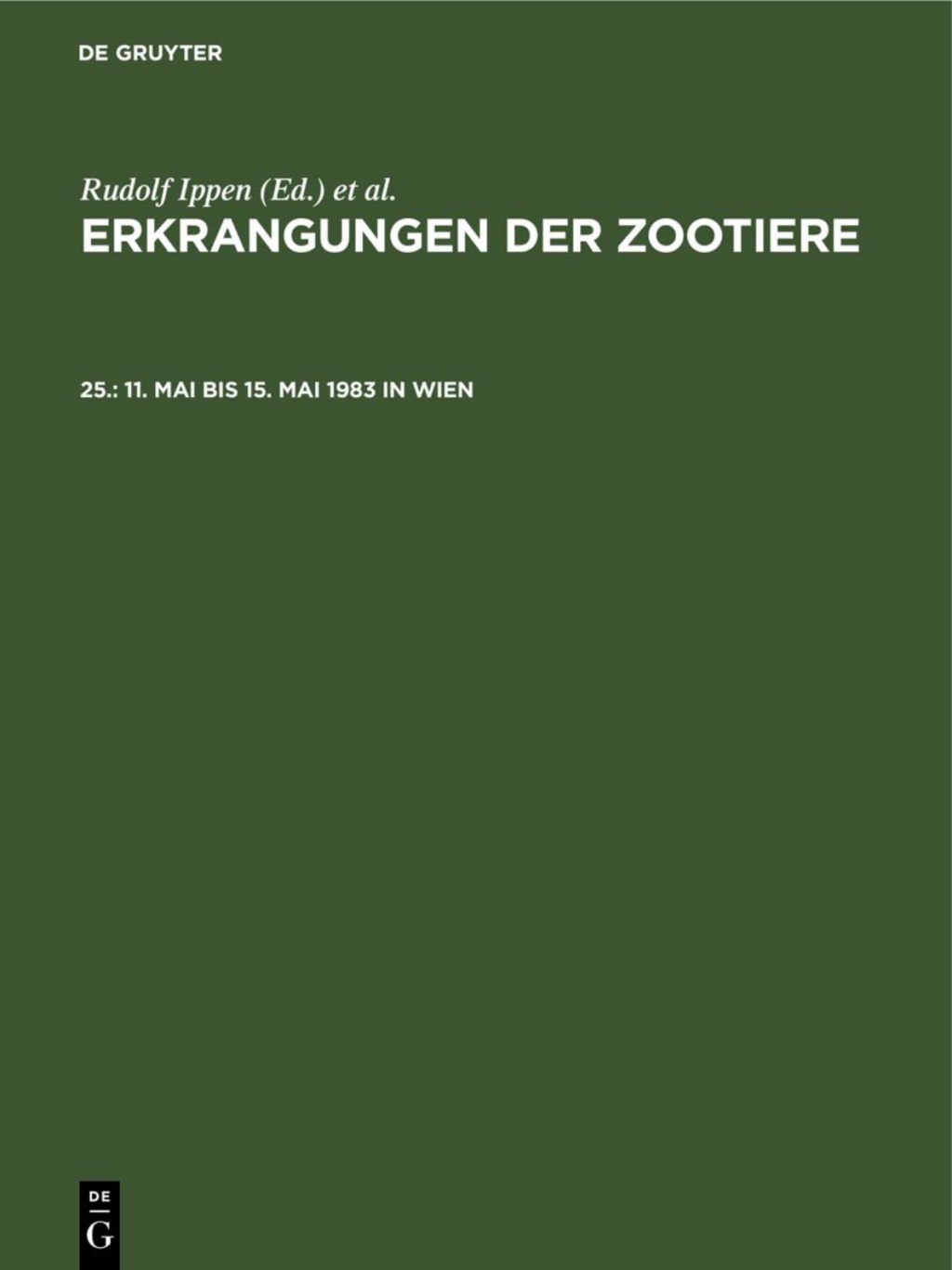 11. Mai bis 15. Mai 1983 in Wien 1st Edition â€“ PDF/EPUB Version Downloadable