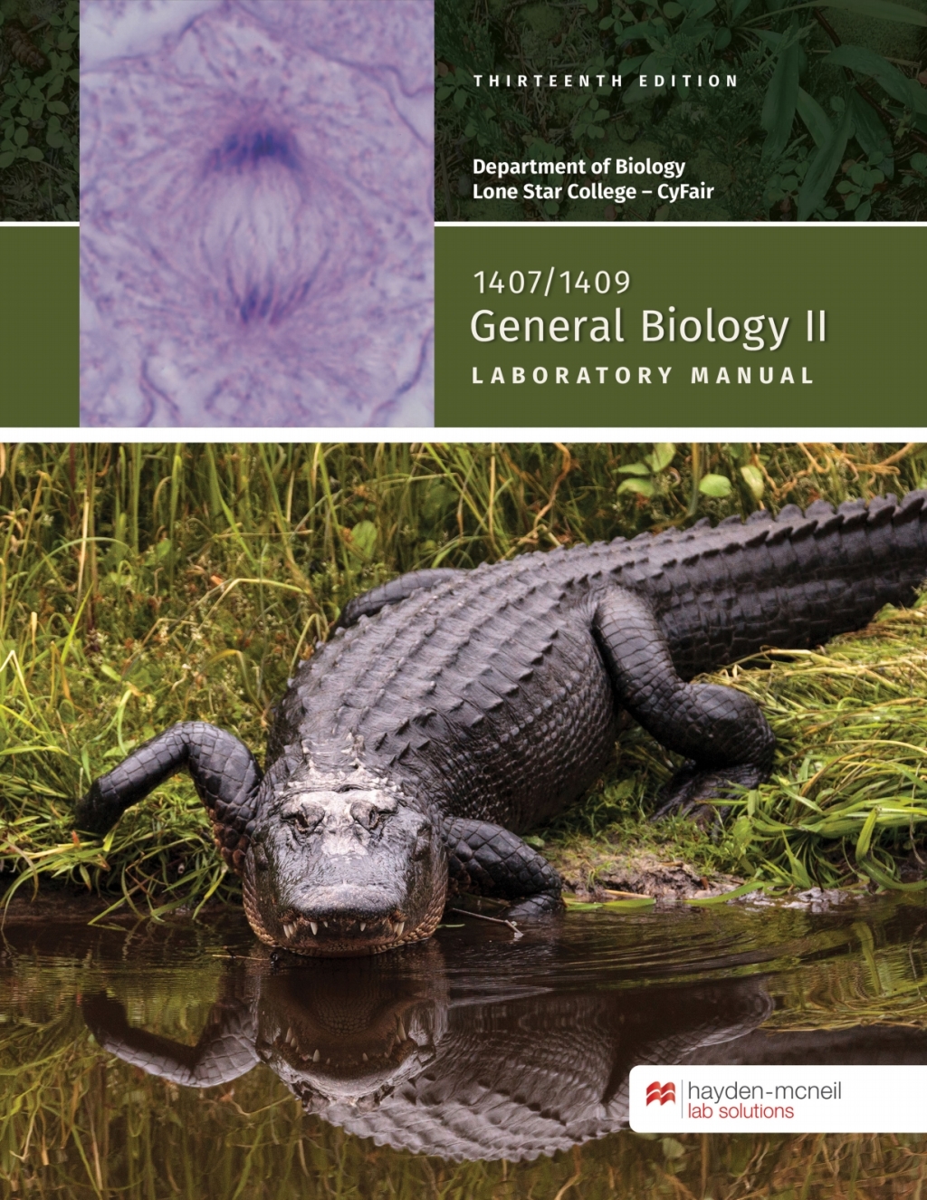 1407/1409 General Biology II Laboratory Manual - Lone Star Collegeâ€“CyFair 13th Edition - (PDF/EPUB Version)
