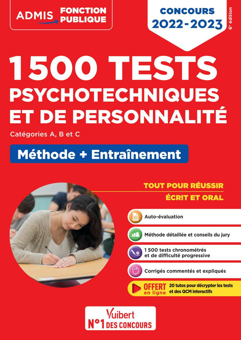 1500 tests psychotechniques et de personnalitÃ© - CatÃ©gories A, B et C - Concours 2022-2023 Concours 2022-2023 - CatÃ©gories A, B et C 6th Edition - (PDF/EPUB Version)