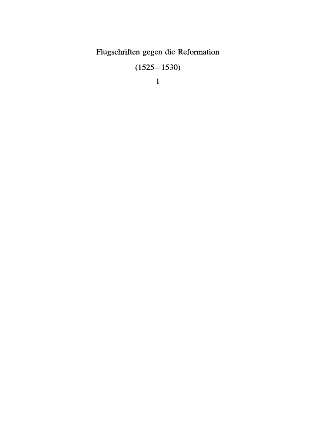 1525-1530, Band 1 1st Edition â€“ PDF/EPUB Version Downloadable