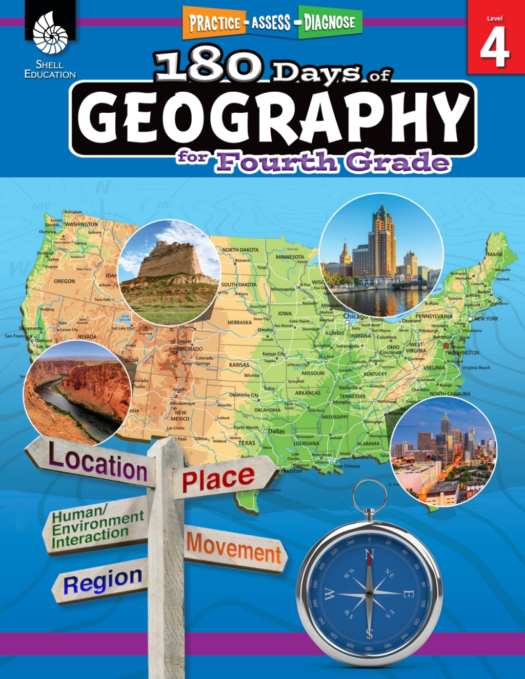 180 Days of Geography for Fourth Grade ebook 1st Edition - (PDF/EPUB Version)