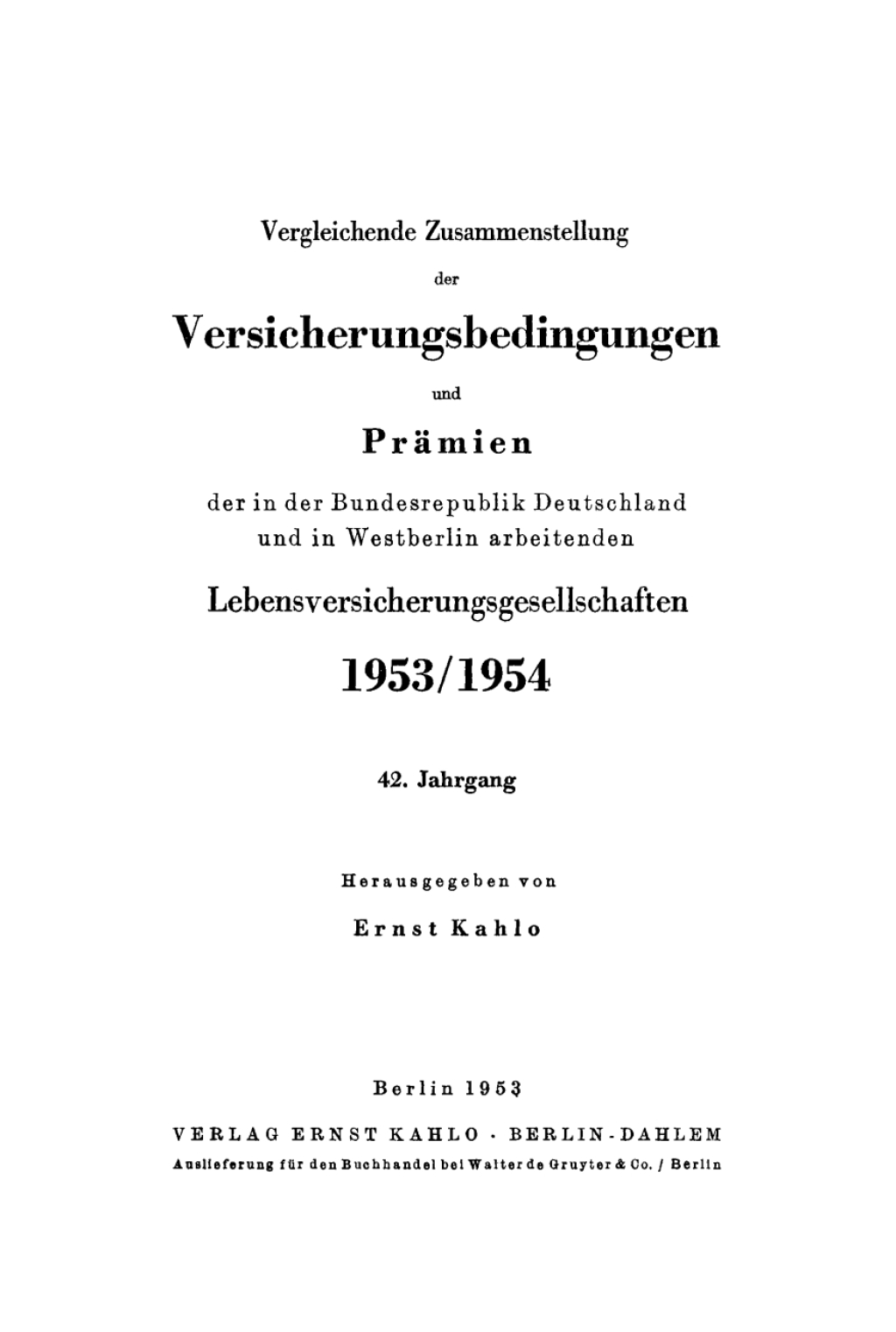 1953/1954 1st Edition â€“ PDF/EPUB Version Downloadable