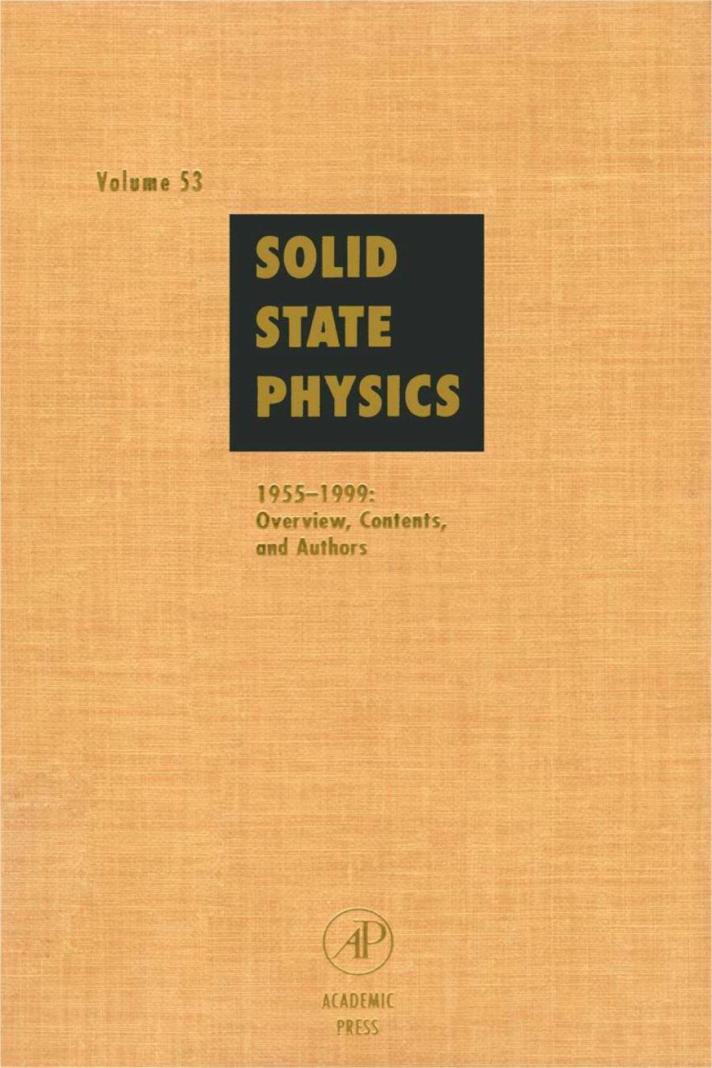 1955-1999: Overview, Contents, and Authors: Overview, Contents, and Authors â€“ PDF/EPUB Version Downloadable