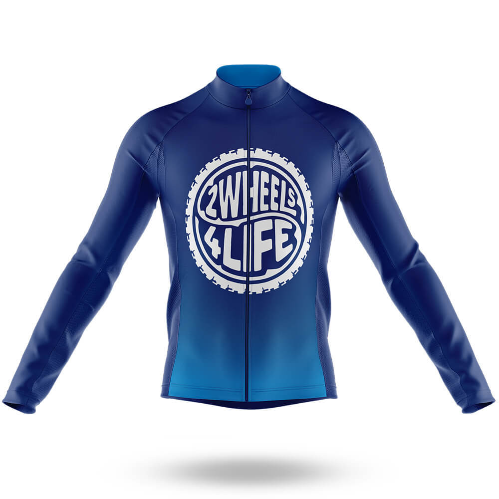 2 Wheels 4 Life - Men's Cycling Long Sleeve Jersey