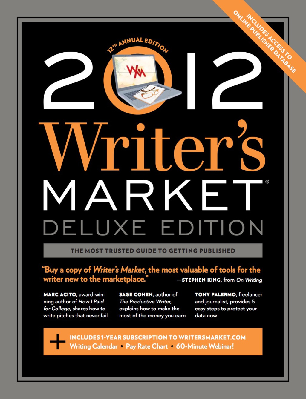 2012 Writer's Market Deluxe Edition  â€“ PDF/EPUB Version Downloadable