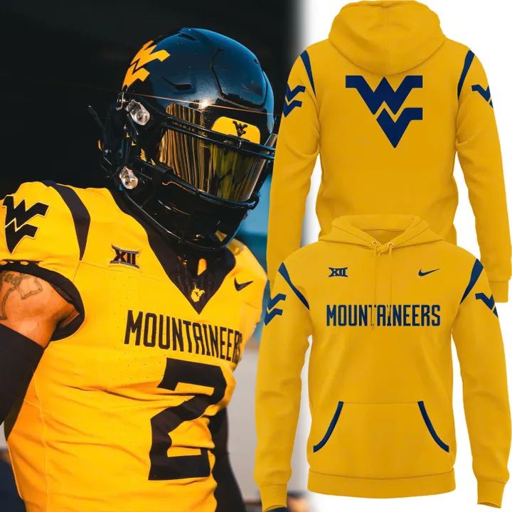 2025 West Virginia Football â€Golden Hourâ€ Hoodie - Limited Edition