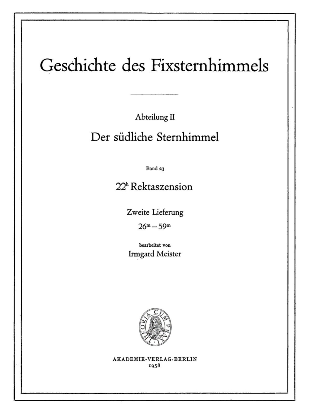 22h Rektaszension, Lieferung 2: 26mâ€“59m 1st Edition â€“ PDF/EPUB Version Downloadable