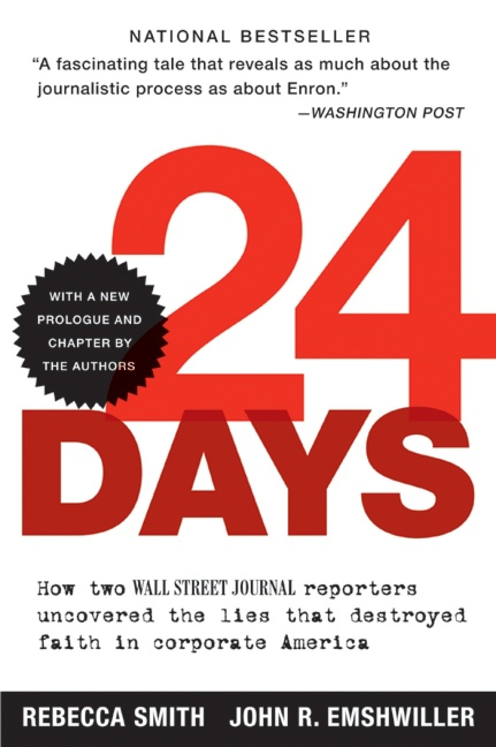 24 Days How Two Wall Street Journal Reporters Uncovered the Lies that Destroyed Faith in Corporate America - (PDF/EPUB Version)