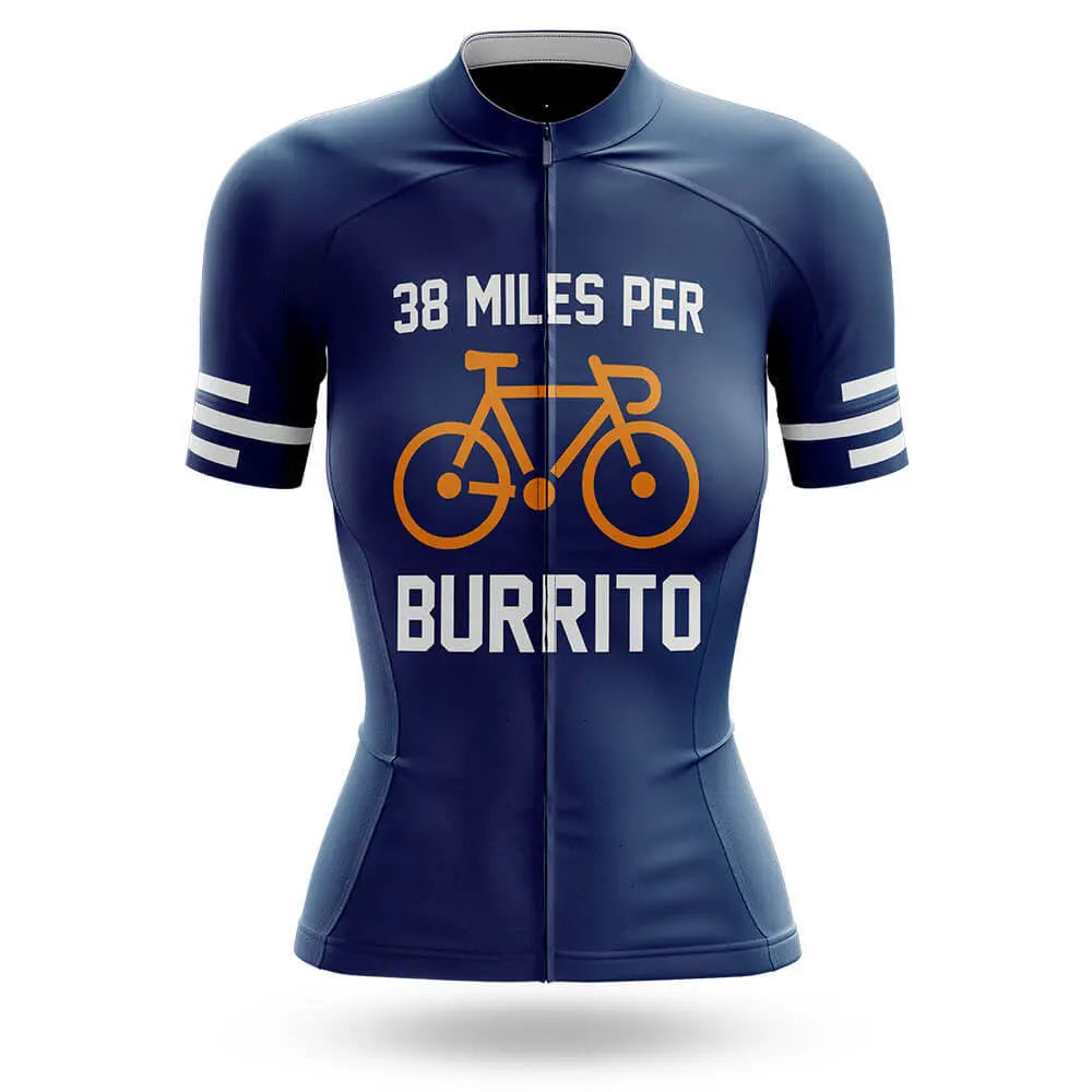 38 Miles - Navy - Women - Cycling Jersey Only