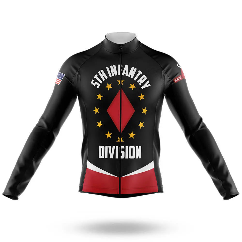 5th Infantry Division V2 - Men's Cycling Long Sleeve Jersey
