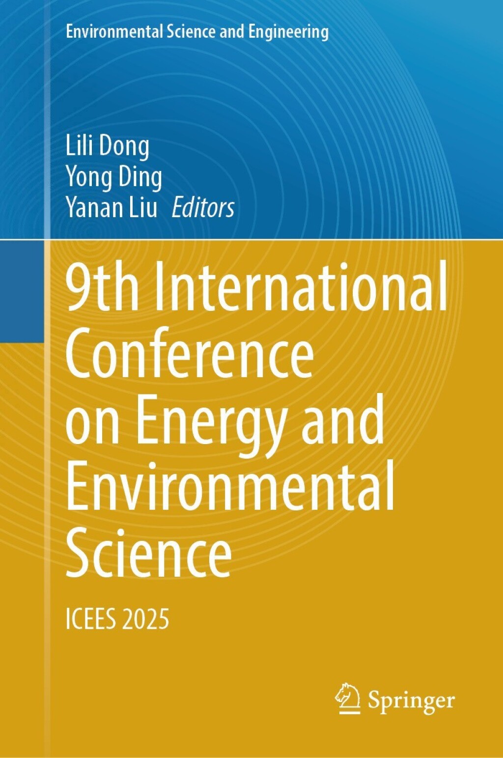 9th International Conference on Energy and Environmental Science ICEES 2025 â€“ PDF/EPUB Version Downloadable