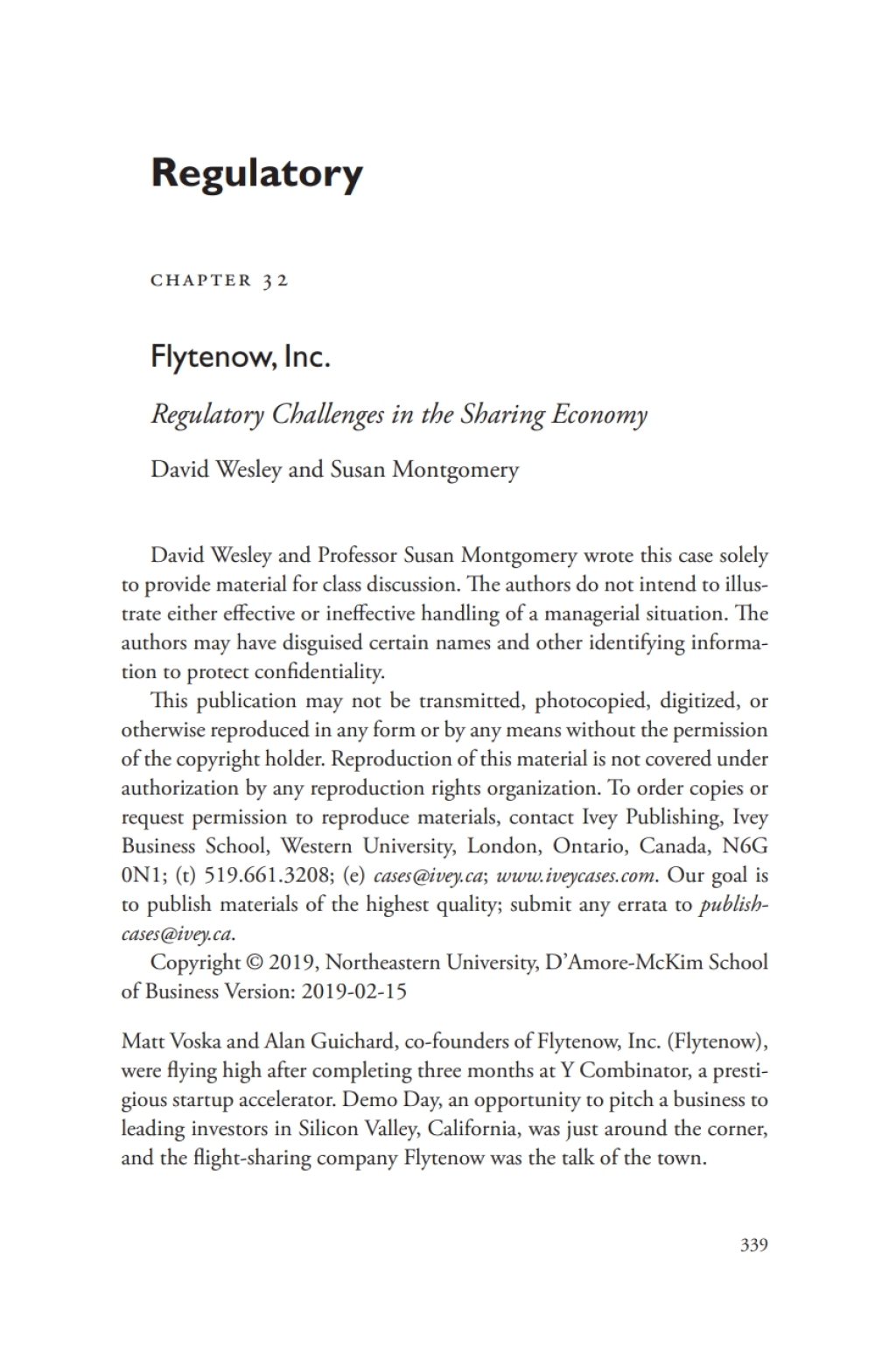 A Casebook on Corporate Renewal, Ch. 32 - Flytenow, Inc. 2nd Edition - (PDF/EPUB Version)