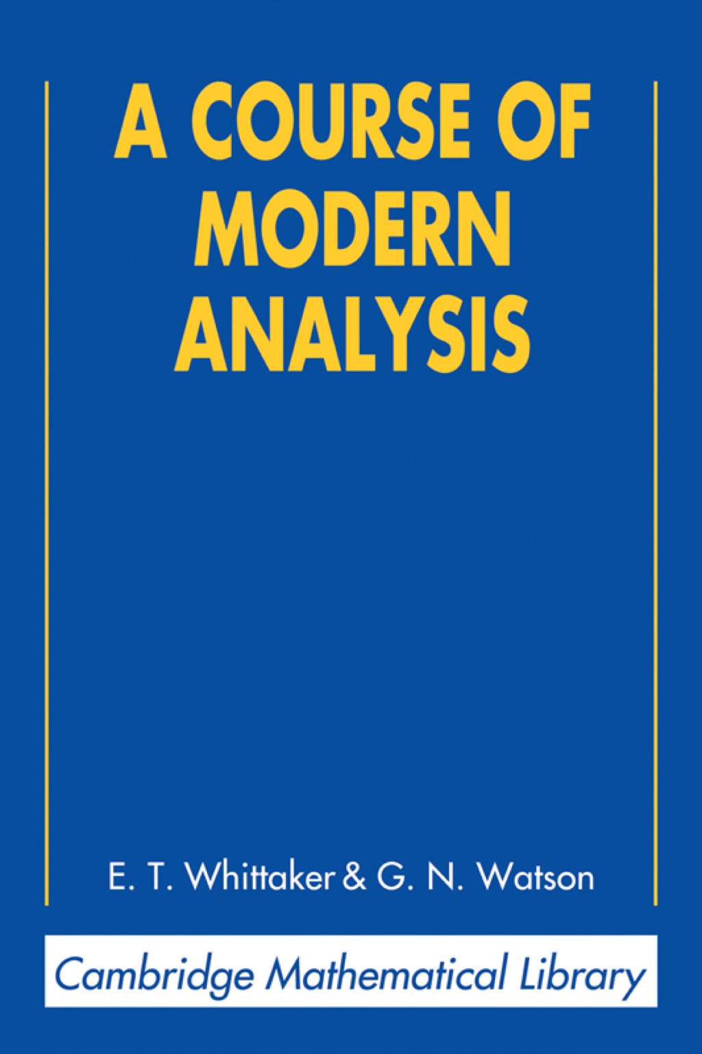A Course of Modern Analysis 4th Edition â€“ PDF/EPUB Version Downloadable