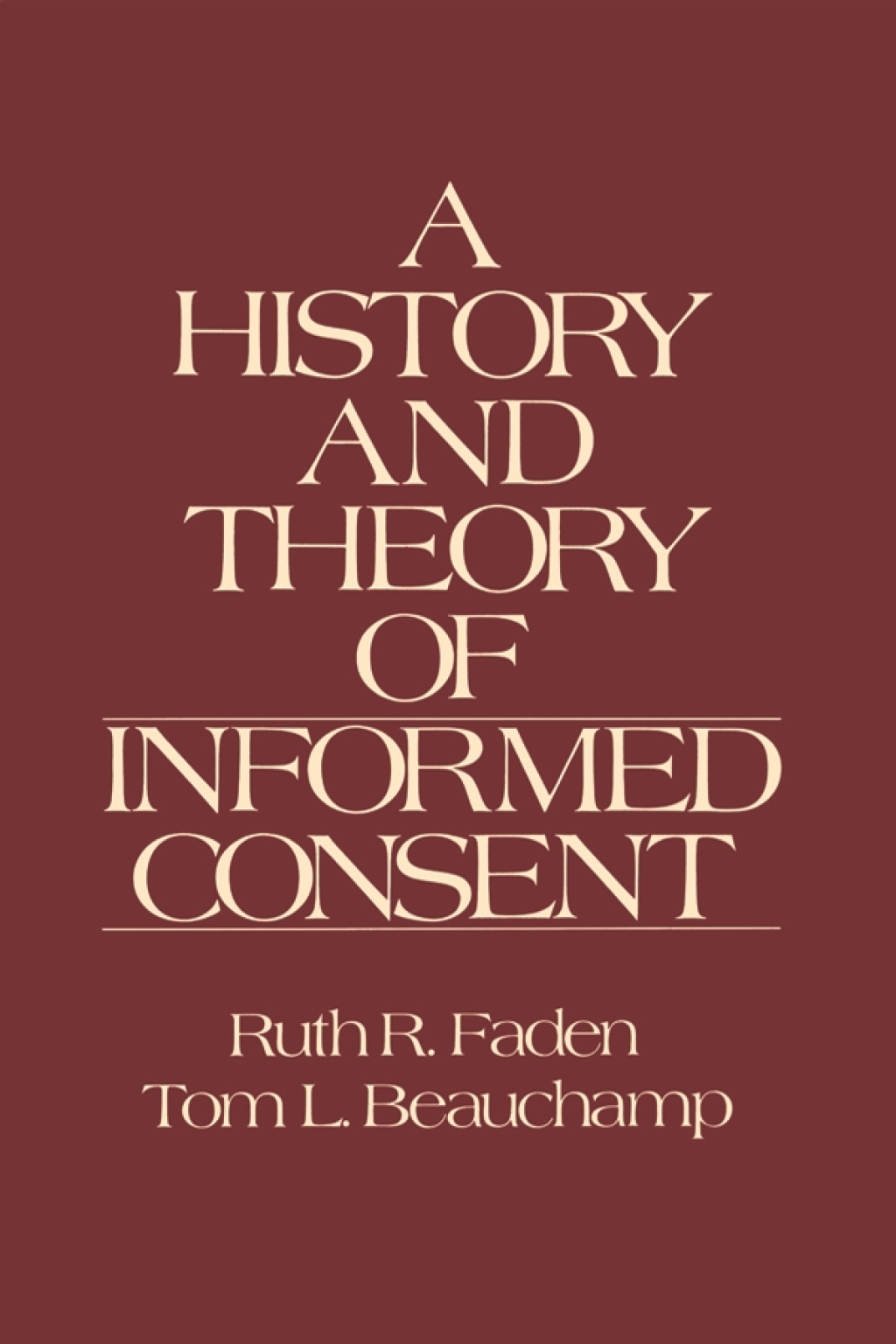 A History and Theory of Informed Consent  â€“ PDF/EPUB Version Downloadable