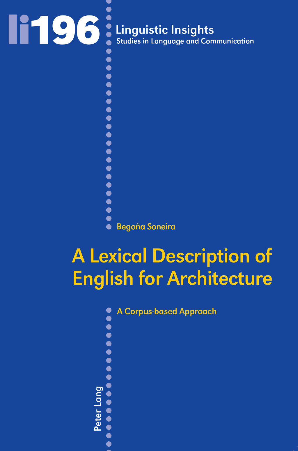 A Lexical Description of English for Architecture A Corpus-based Approach 1st Edition â€“ PDF/EPUB Version Downloadable