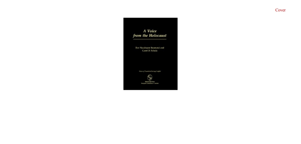 A Voice from the Holocaust 1st Edition â€“ PDF/EPUB Version Downloadable