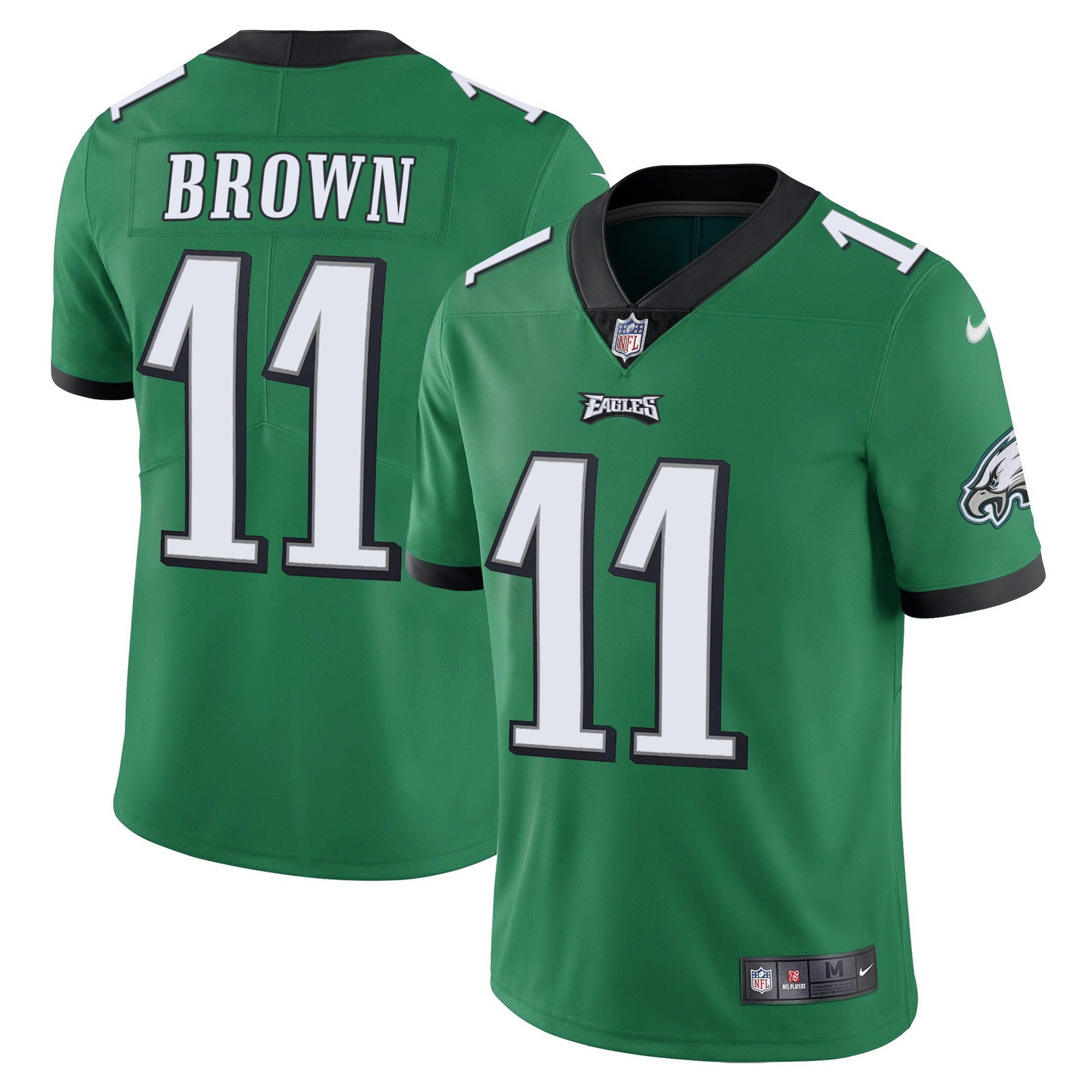 A.J. Brown Men's Philadelphia Eagles Kelly Green Limited Kelly Jersey - All Stitched