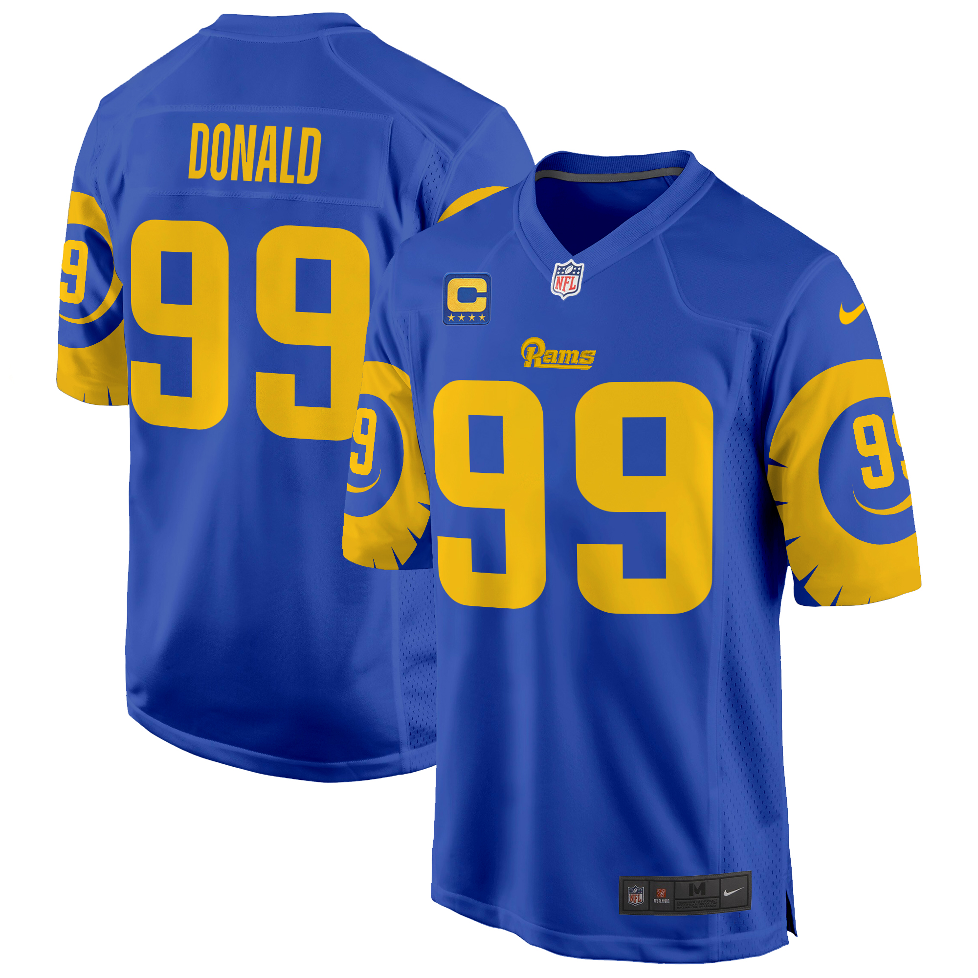 Aaron Donald Men's Los Angeles Rams Special Game Royal Jersey - All Stitched