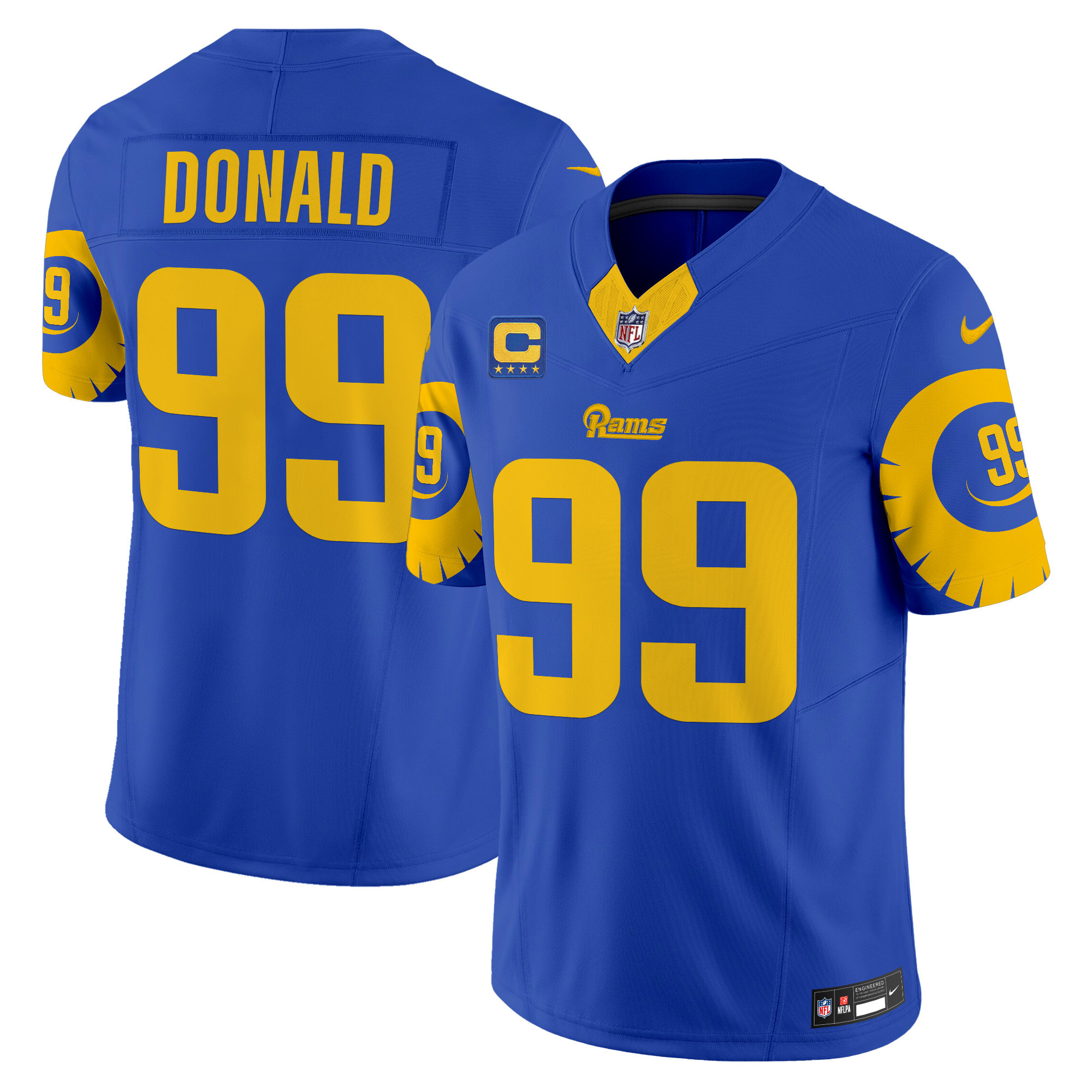 Aaron Donald Men's Los Angeles Rams Special Vapor Limited Royal Jersey - All Stitched