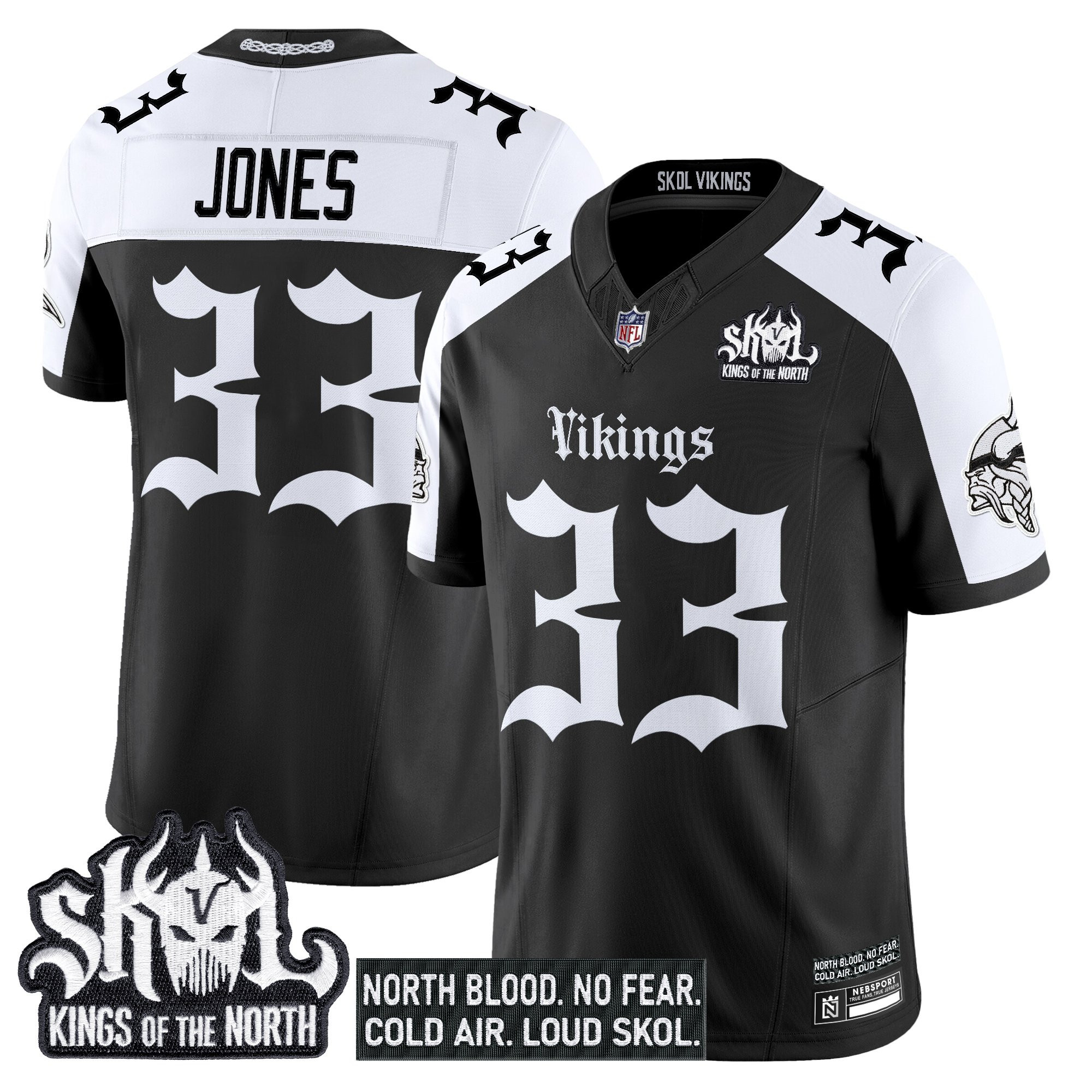 Aaron Jones Men's Minnesota Vikings 'Gothic Norseblood Edition' Vapor Limited Alternate Jersey - All Stitched