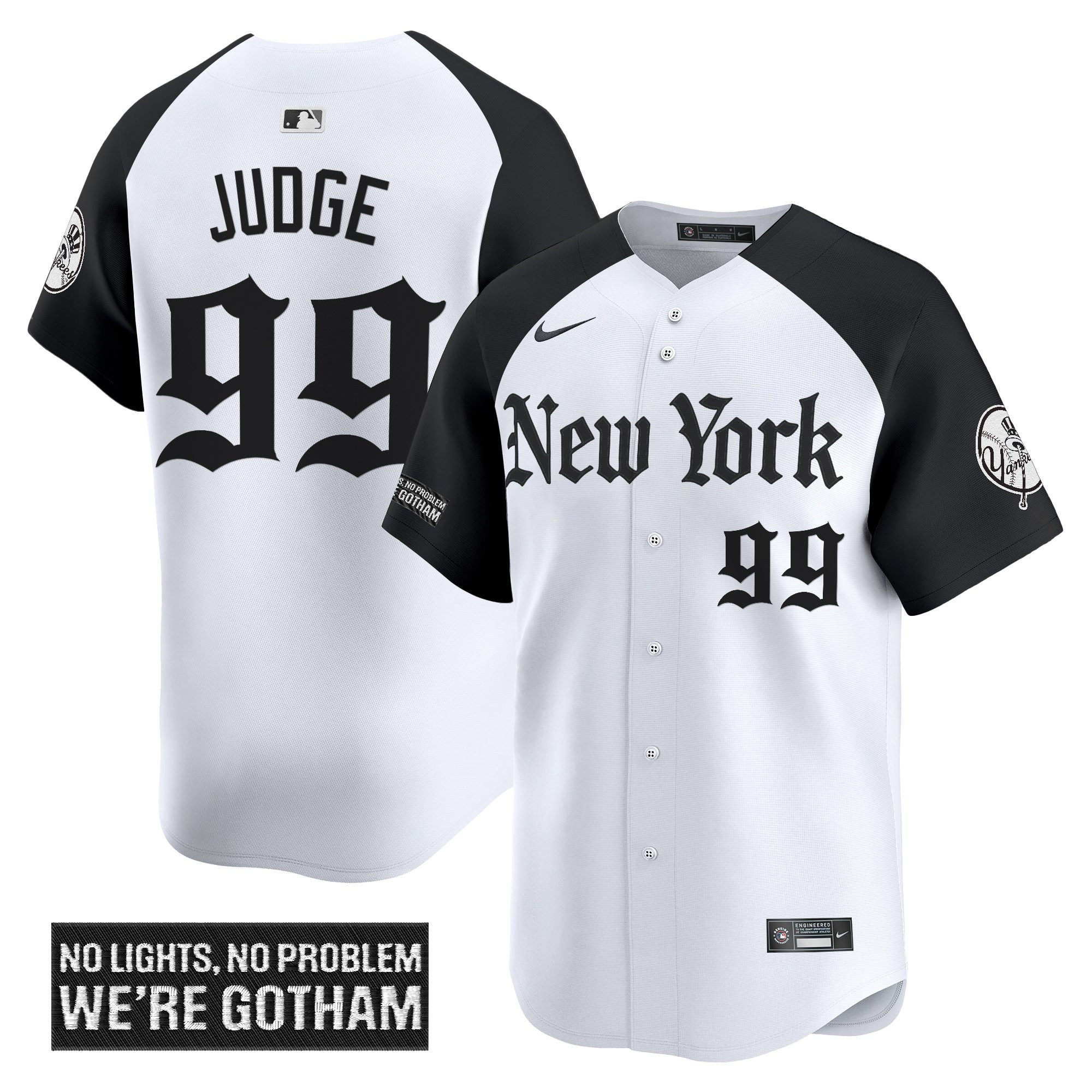 Aaron Judge Men's New York Yankees 'Gothic Legacy Edition' Vapor Premier Limited Alternate Jersey - All Stitched