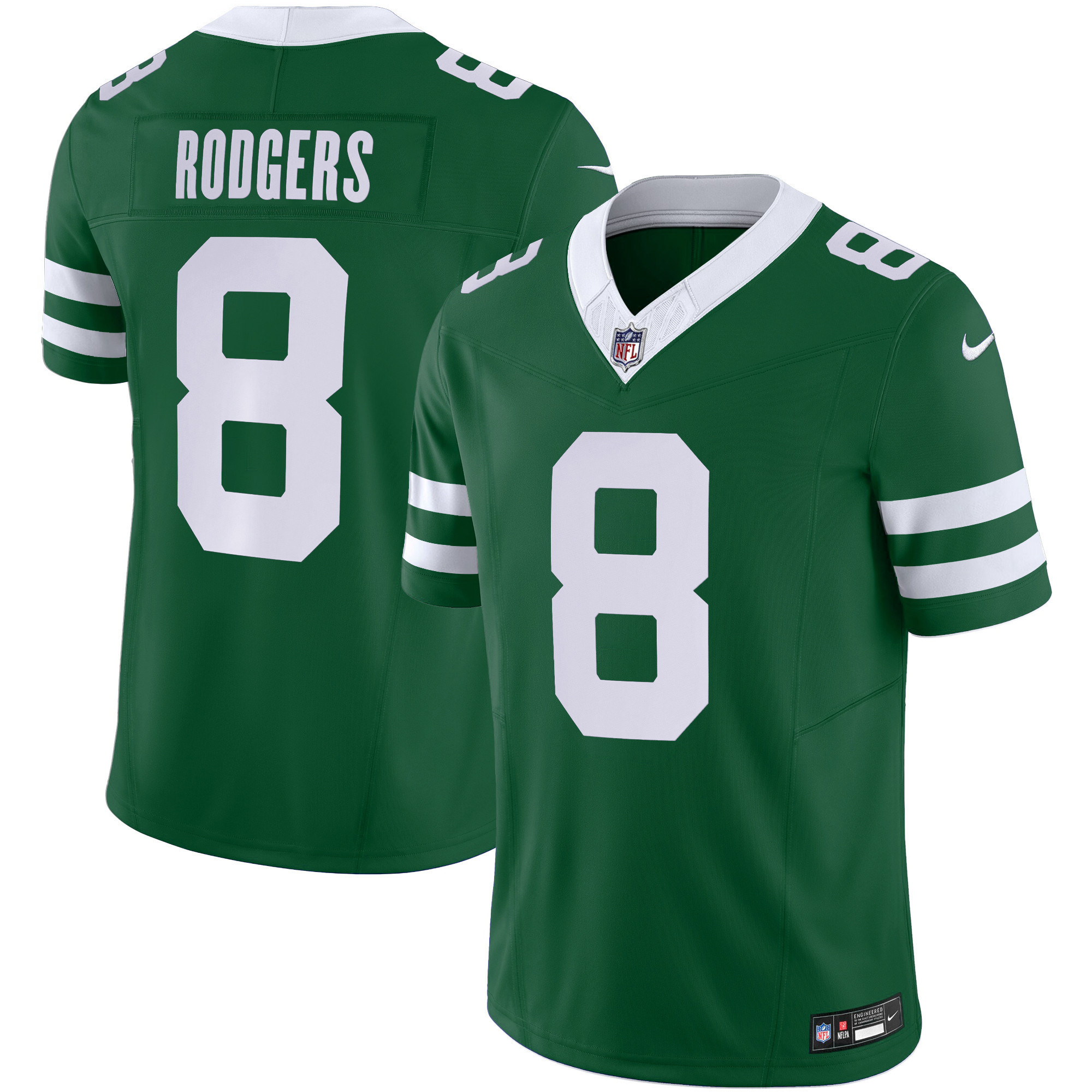 Aaron Rodgers Men's New York Jets Legacy Limited Green Jersey - All Stitched