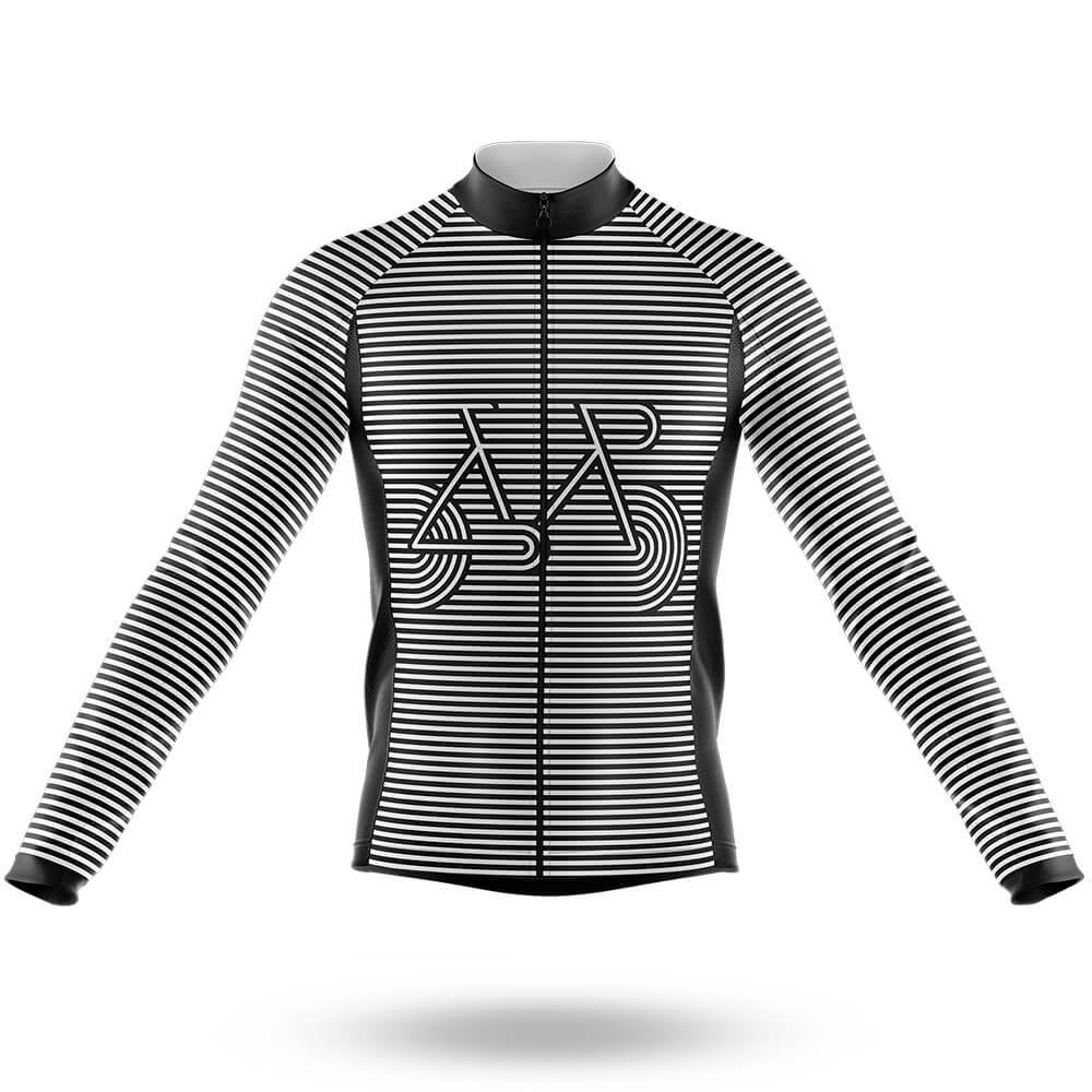 Abstract Bike - Men's Cycling Long Sleeve Jersey