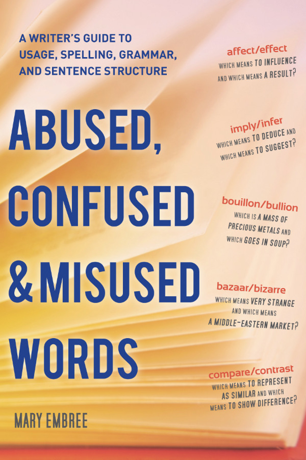 Abused, Confused, and Misused Words A Writer's Guide to Usage, Spelling, Grammar, and Sentence Structure - (PDF/EPUB Version)