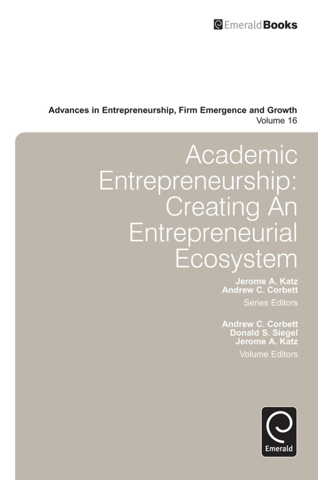 Academic Entrepreneurship Creating an Entrepreneurial Ecosystem â€“ PDF/EPUB Version Downloadable
