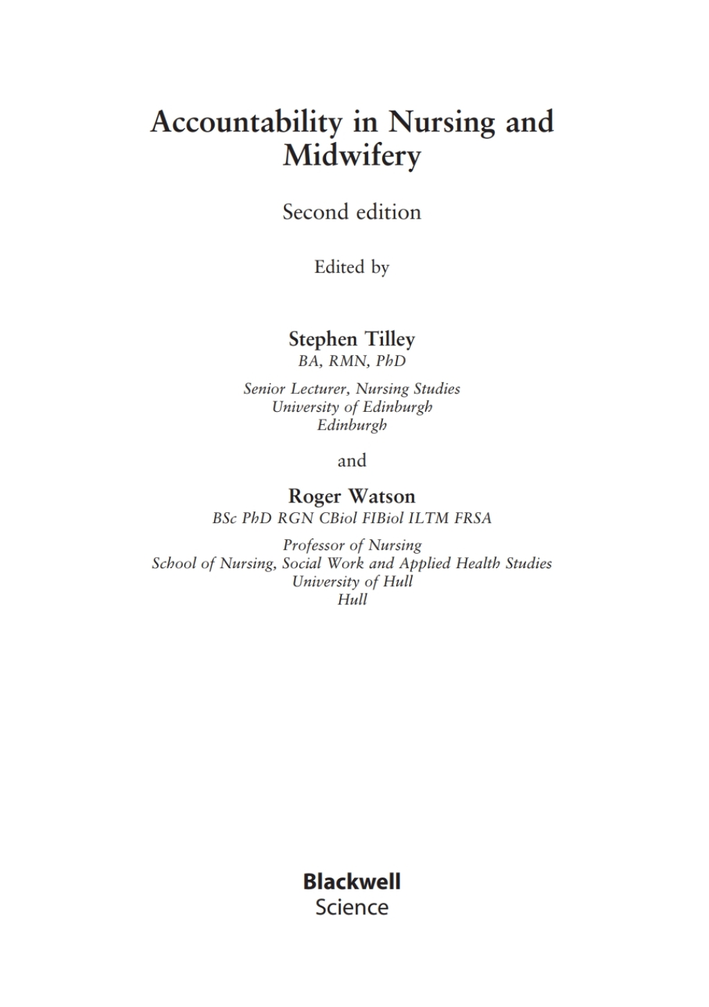 Accountability in Nursing and Midwifery 1st Edition â€“ PDF/EPUB Version Downloadable