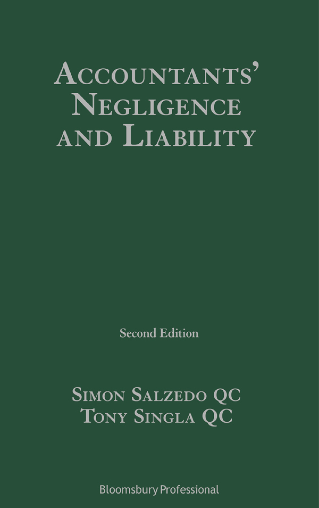 Accountantsâ€™ Negligence and Liability 2nd Edition â€“ PDF/EPUB Version Downloadable