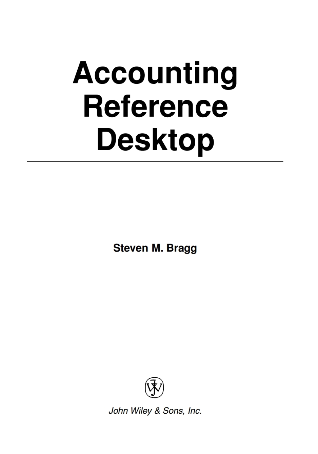 Reference Desktop Accounting Reference Desktop 1st Edition – PDF/EPUB Version ...