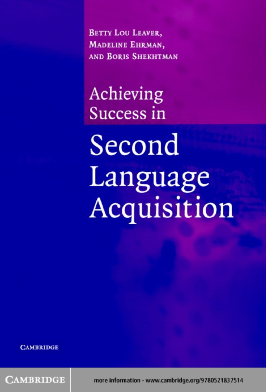 Achieving Success in Second Language Acquisition 1st Edition â€“ PDF/EPUB Version Downloadable