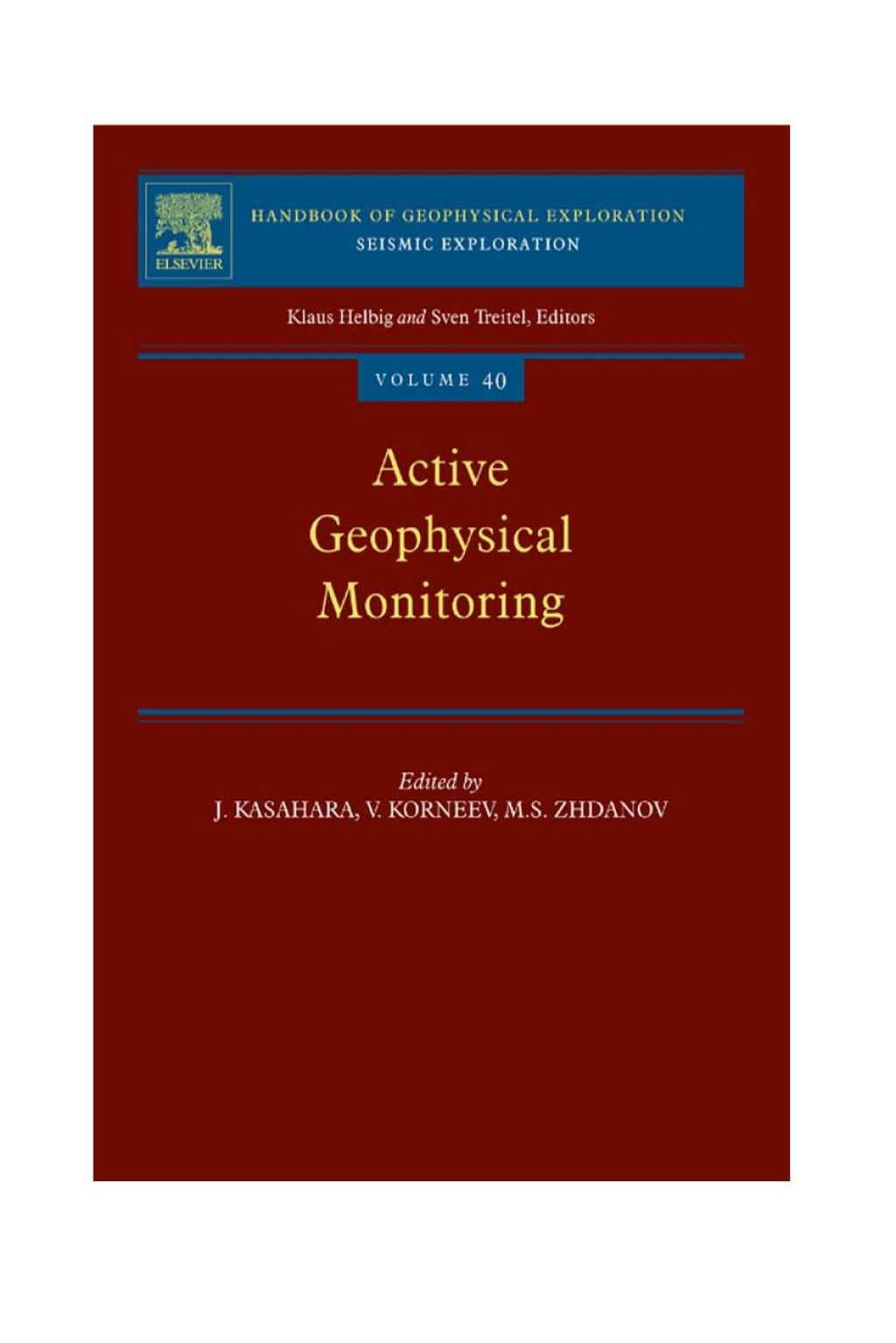 Active Geophysical Monitoring â€“ PDF/EPUB Version Downloadable