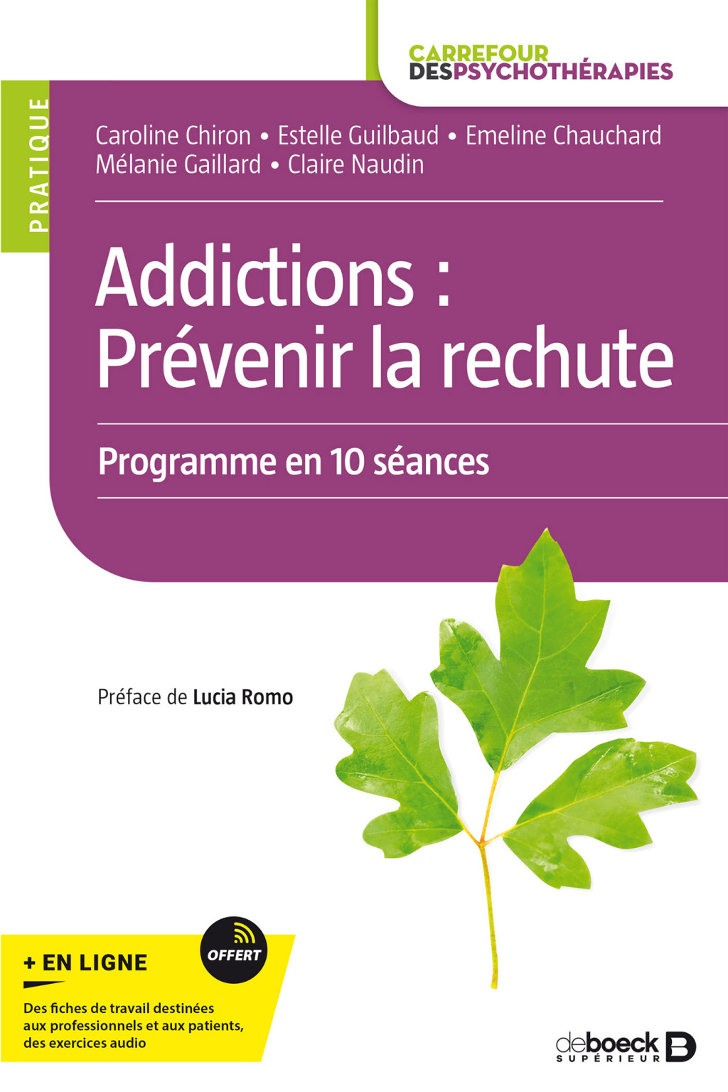 Addictions : PrÃ©venir la rechute Programme en 10 sÃ©ances 1st Edition - (PDF/EPUB Version)