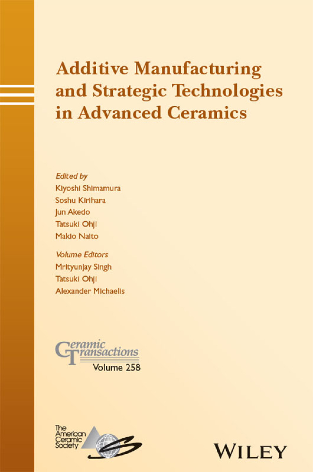 Additive Manufacturing and Strategic Technologies in Advanced Ceramics: Ceramic Transactions, Volume 258 Ceramic Transactions, Volume 258 1st Edition â€“ PDF/EPUB Version Downloadable