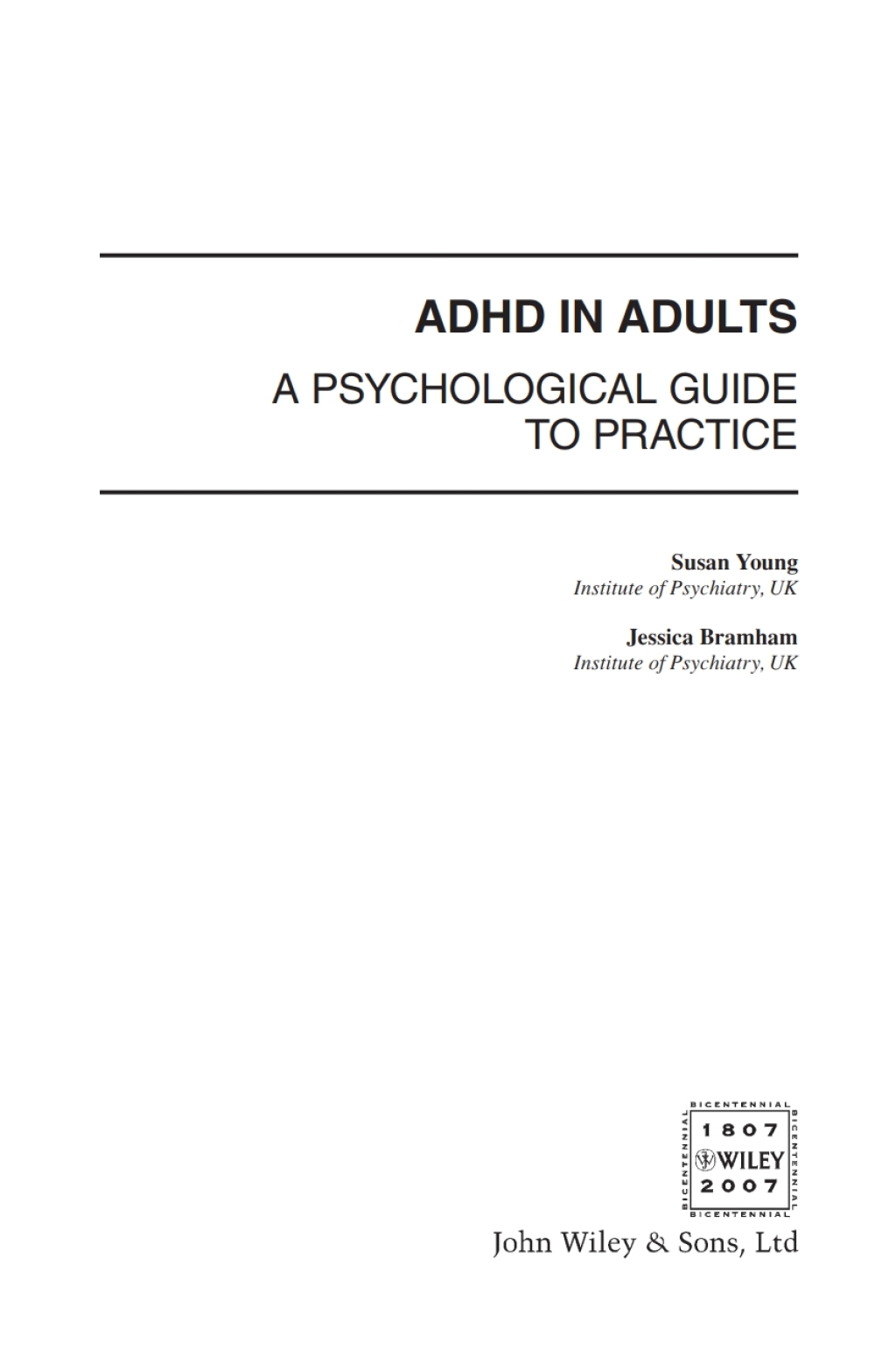 ADHD in Adults A Psychological Guide to Practice 1st Edition â€“ PDF/EPUB Version Downloadable