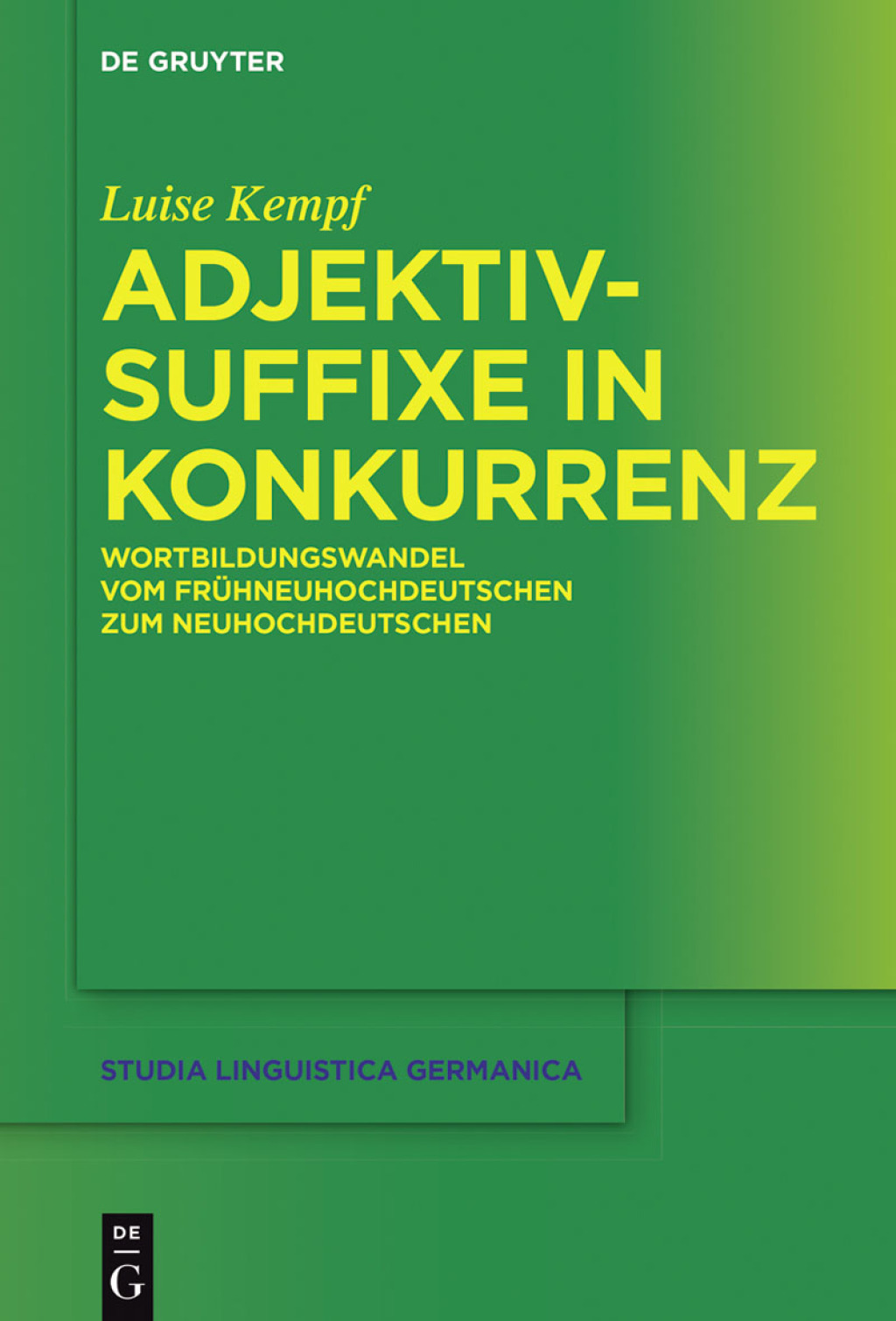 Adjektivsuffixe in Konkurrenz Wortbildungswandel vom FrÃ¼hneuhochdeutschen zum Neuhochdeutschen 1st Edition â€“ PDF/EPUB Version Downloadable