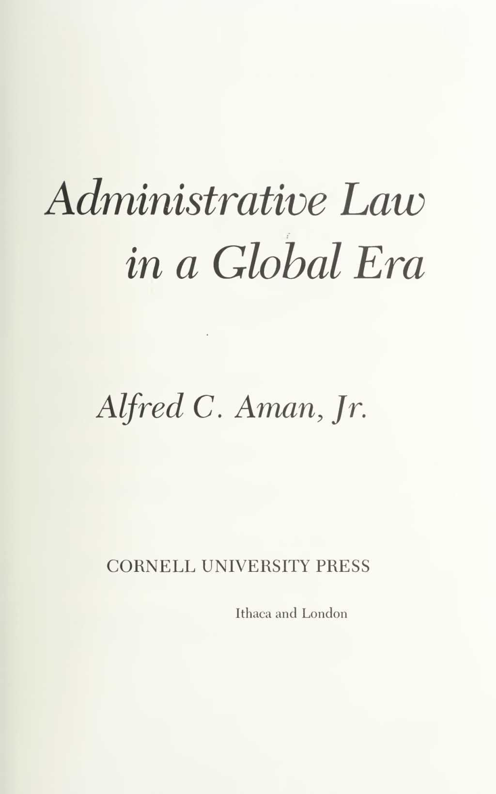 Administrative Law in a Global Era â€“ PDF/EPUB Version Downloadable
