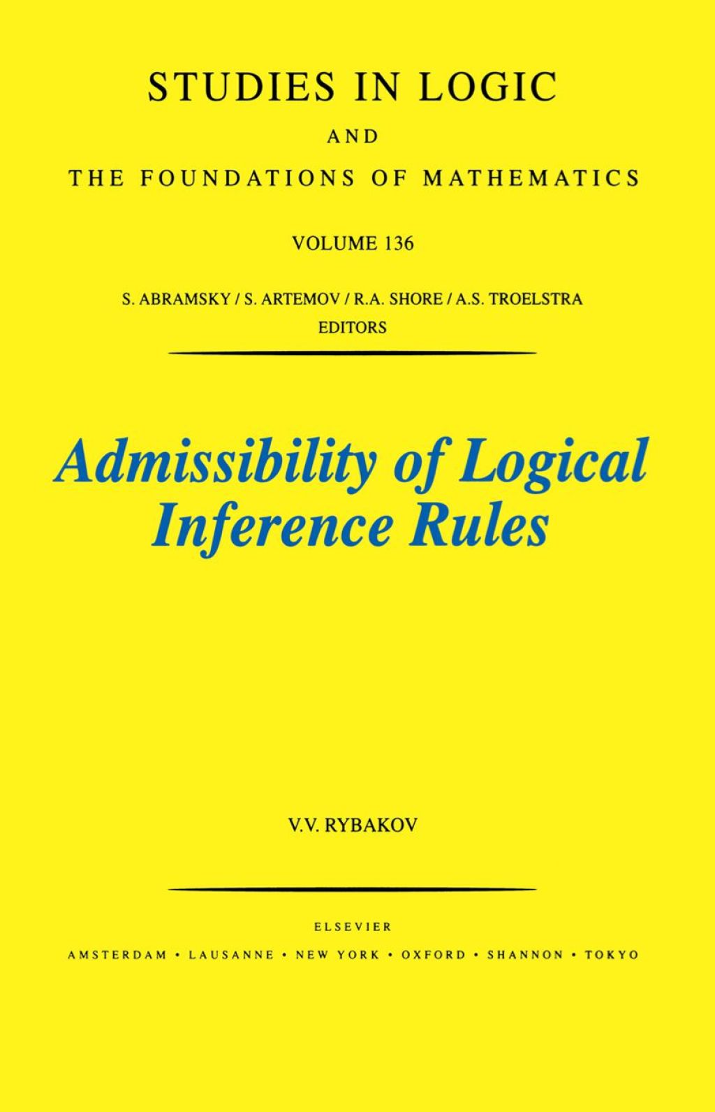 Admissibility of Logical Inference Rules â€“ PDF/EPUB Version Downloadable