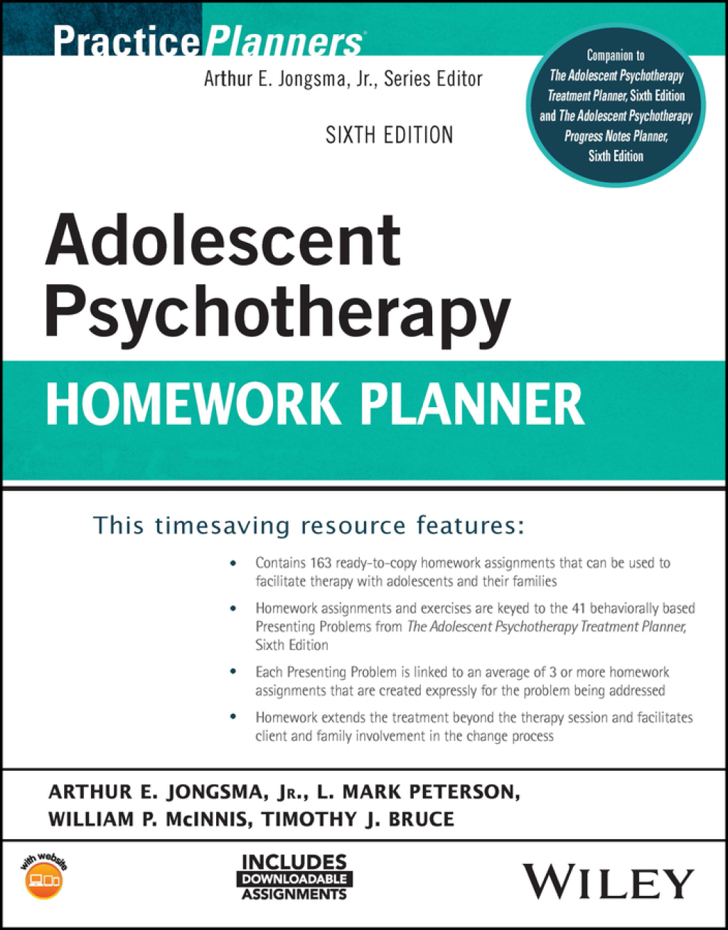 Adolescent Psychotherapy Homework Planner 6th Edition â€“ PDF/EPUB Version Downloadable
