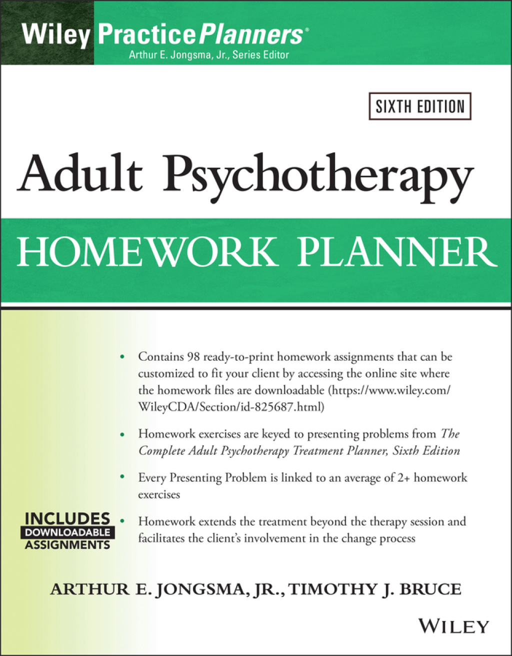 Adult Psychotherapy Homework Planner 6th Edition â€“ PDF/EPUB Version Downloadable