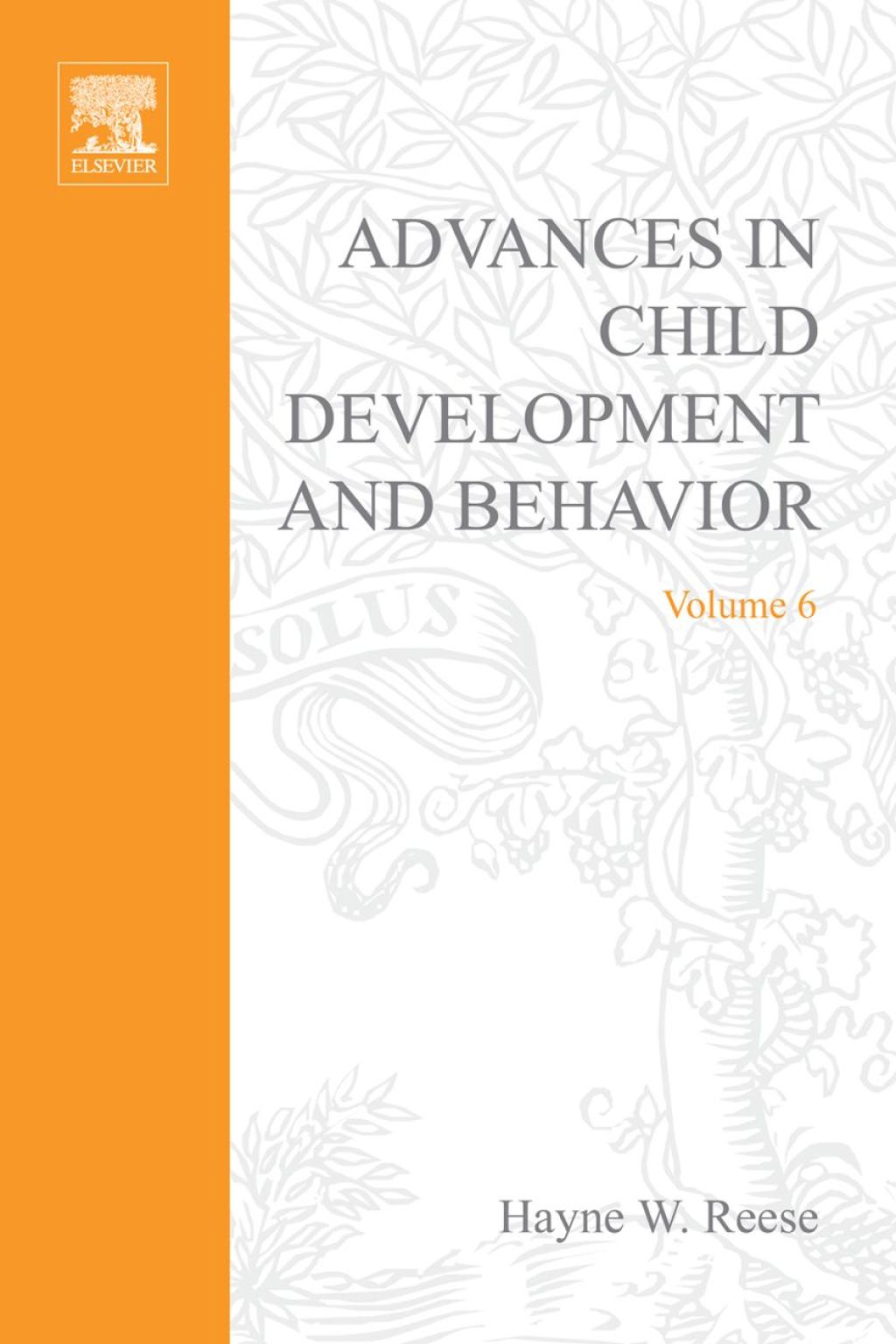 ADV IN CHILD DEVELOPMENT &BEHAVIOR V 6 â€“ PDF/EPUB Version ...